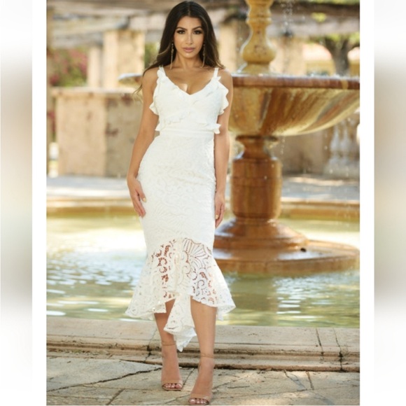 NEW Two Sisters The Label Leanne Dress in White, size US 6 - Picture 3 of 4